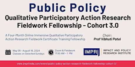 Public Policy Qualitative Participatory Action Research Fieldwork