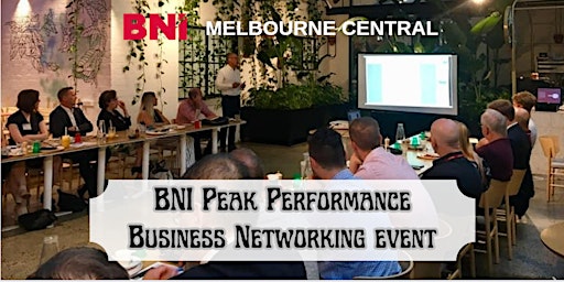 Imagem principal do evento BNI Peak Performance - Business Networking Event