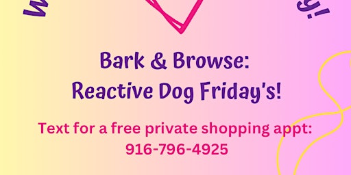 Book a free 20 mins to shop with a reactive dog primary image