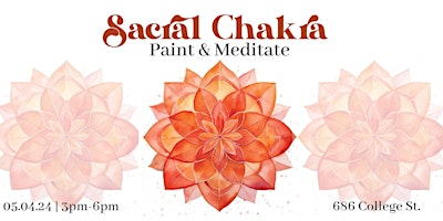 Primaire afbeelding van Paint & Meditate: Sacral Chakra