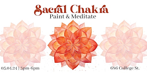 Imagem principal do evento Paint & Meditate: Sacral Chakra