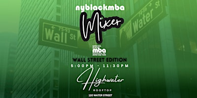 NYBLACKMBA Mixer: Wall Street Edition primary image