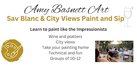 Sav Blanc and City Views Paint and Sip