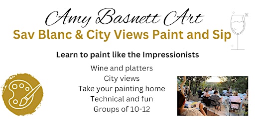 Imagem principal do evento Sav Blanc and City Views Paint and Sip