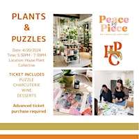 Imagem principal do evento Plants & Puzzles Workshop