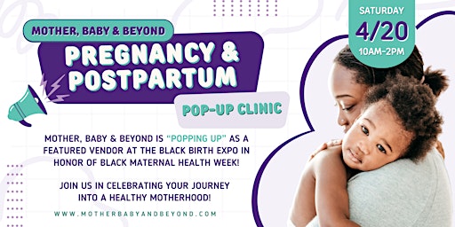 Imagen principal de APRIL Pregnancy + Postpartum Pop-Up Clinic by MB&B