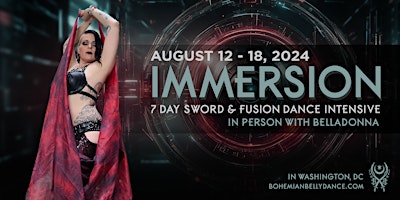 Imagem principal do evento IMMERSION- 7 Day Sword and Fusion Dance Intensive with Belladonna