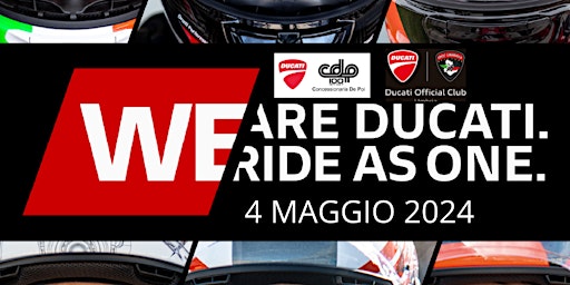 Imagem principal do evento WE RIDE AS ONE - CDP DUCATI PERUGIA