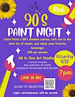 Imagem principal do evento 90's Paint Night