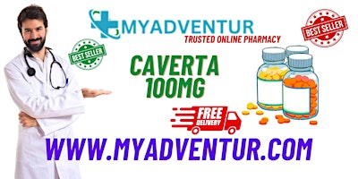 buy Caverta 100 mg - (sildenafil) ED medication for men’s health primary image