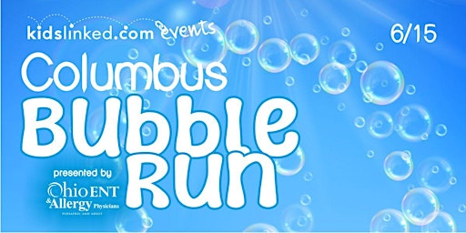 Imagen principal de 2024 Kidslinked Columbus Bubble Run  - Race Registration!