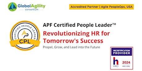 APF Certified People Leader™ (APF CPL™) May 30-31, 2024