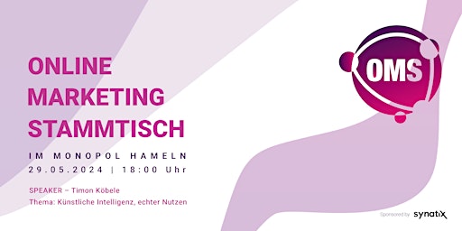 Hauptbild für Online Marketing Stammtisch | Hameln-Weserbergland
