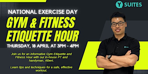 Imagen principal de Gym & Fitness Ettiquette Hour - Y SUITES ON MOORE RESIDENTS ONLY