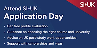 Image principale de Attend SI-UK Application Day in Ahmedabad on 18th May