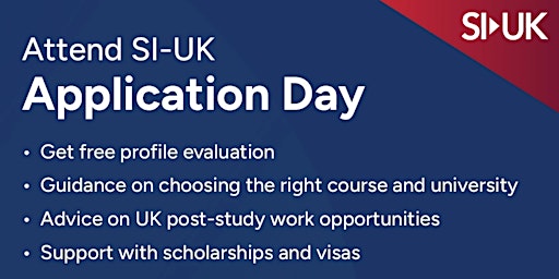 Attend SI-UK Application Day in Ahmedabad on 18th May