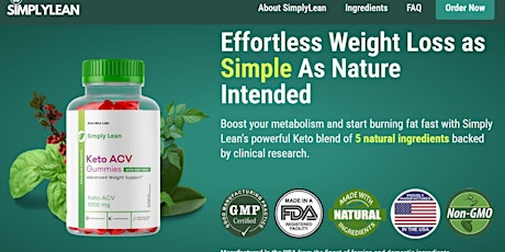 Simply Lean Keto ACV Gummies: 2024 Update on Natural Weight Loss!