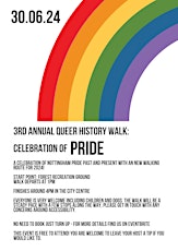 3rd Annual Queer History Walk - everyone welcome!
