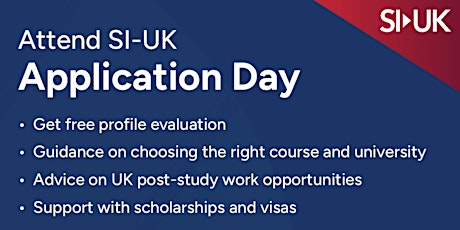 Attend SI-UK Application Day in Coimbatore on 23rd May