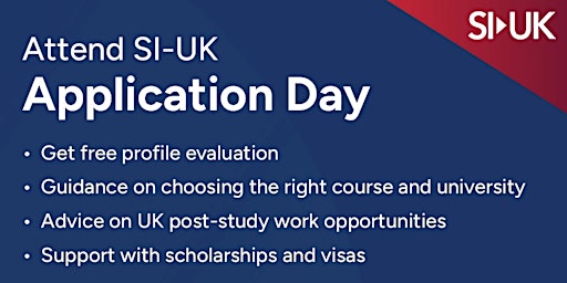 Primaire afbeelding van Attend SI-UK Application Day in Coimbatore on 23rd May