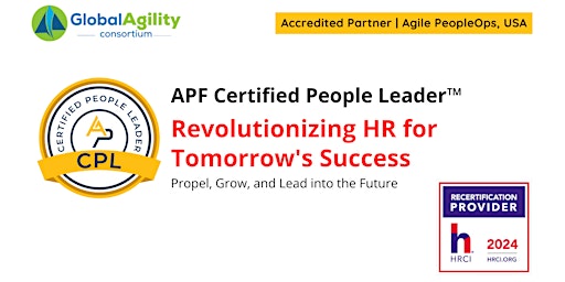 Imagen principal de APF Certified People Leader™ (APF CPL™) Jun 6-7, 2024