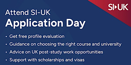 Attend SI-UK Application Day in Indore on 5th June primary image