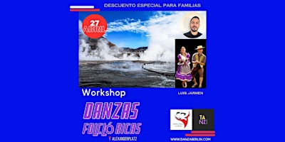 Hauptbild für Workshop danzas folclóricas