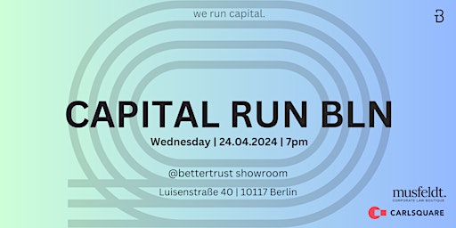 Image principale de Capital Run - we run capital.