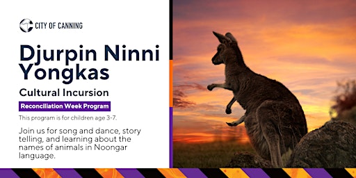 Djurpin Ninni Yongkas - Happy Little Kangaroos: Noongar Cultural Immersion primary image