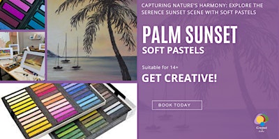 Primaire afbeelding van Palm Sunset - Soft Pastel Workshop