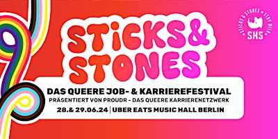 Hauptbild für STICKS & STONES Berlin '24 - Das LGBTIQ+ Job- & Karrierefestival