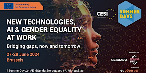 Imagem principal do evento New Technologies, AI & Gender Equality at Work