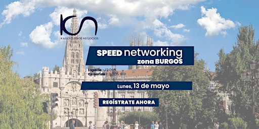 Speed Networking Online Zona Burgos - 13 de mayo  primärbild