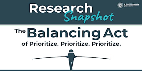 Roundtable: The Balancing Act of Prioritize. Prioritize. Prioritize.
