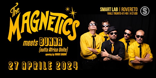 Imagem principal do evento THE MAGNETICS + BUNNA live