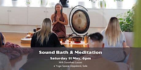 RE-CALIBRATE & RESTORE: Sound Bath & Guided Meditation (Sale, Vic) primary image