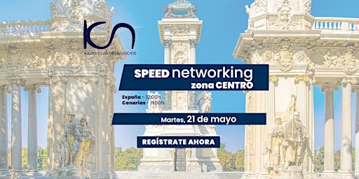Imagem principal do evento Speed Networking Online Zona Centro - 21 de mayo