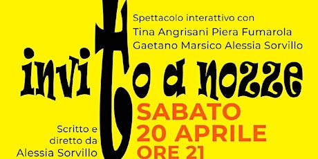 Teatro con delitto "Invito a nozze"