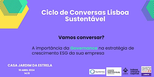 Imagem principal do evento Ciclo de Conversas Lisboa Sustentável