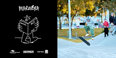 FREE Skate Jams, Demos, Arts + BBQ ages 12 - 24 // Maroubra Skate Park