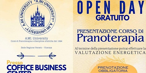 Immagine principale di OPEN DAY CORSO DI PRANOTERAPIA A CASTELFRANCO VENETO 