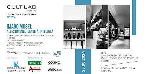 Imagem principal do evento LE SERATE DI ARCHITETTURA TORINO: Imago musei