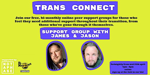 Trans Connect: Later In Life Edition - Jason & James primary image