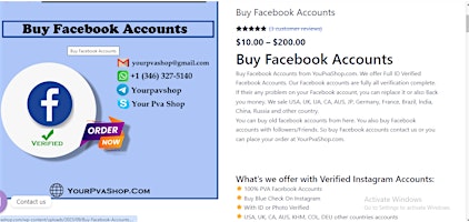 Buy Facebook Account primary image