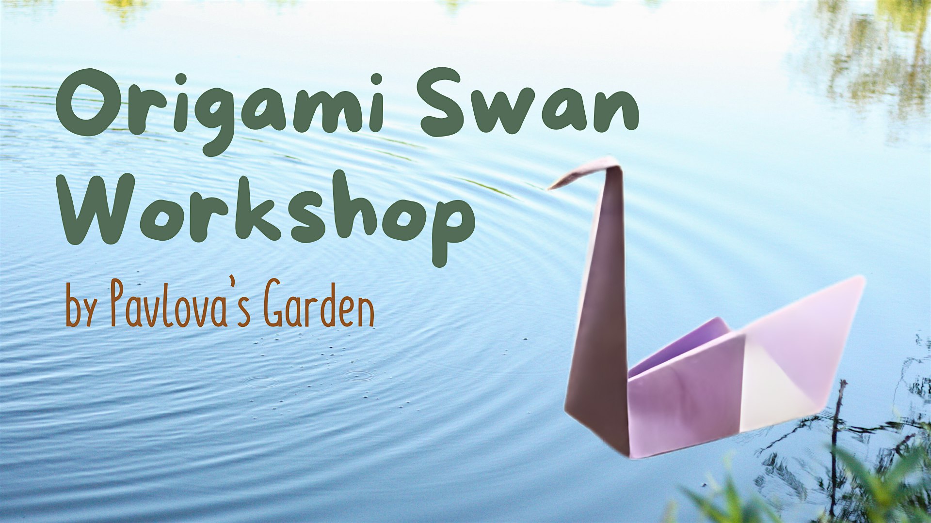 Origami Crane Workshop
