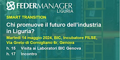 Chi promuove il futuro dell'industria in Liguria? primary image