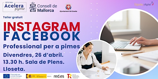 Imagem principal do evento Instagram i Facebook. Lloseta.