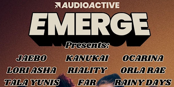 AudioActive EMERGE presents:
