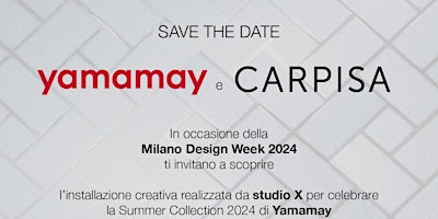 Immagine principale di YAMAMAY  Evento #FUORISALONE  - Accredito Free + Welcome Drink 