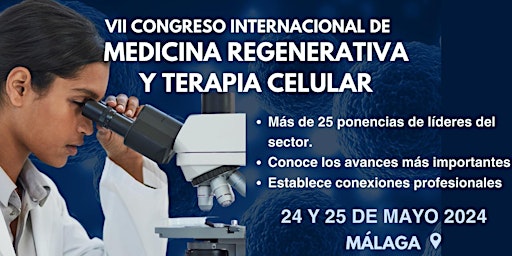 Image principale de VII Congreso internacional de medicina regenerativa y terapia celular